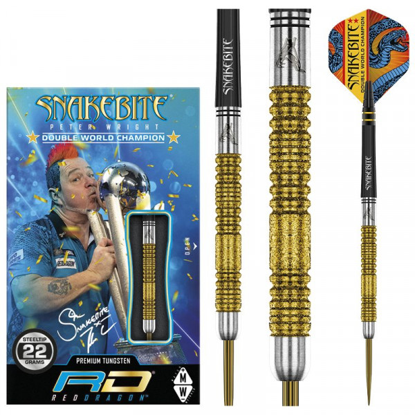 Red Dragon Peter Wright Double World Champion gold SE