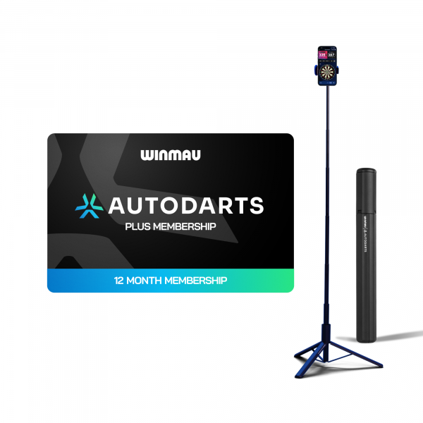 Winmau Autodarts Lense Stativ & 12 Monate Membership Bundle