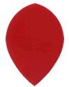 Poly Plain red - Pear