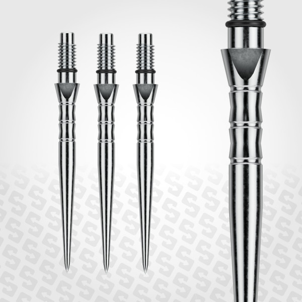 Winmau Switch Point Wave silber