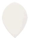 Poly Plain white - Pear