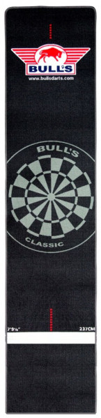 Bulls Teppich ohne Oche schwarzer Rand - 300x65cm