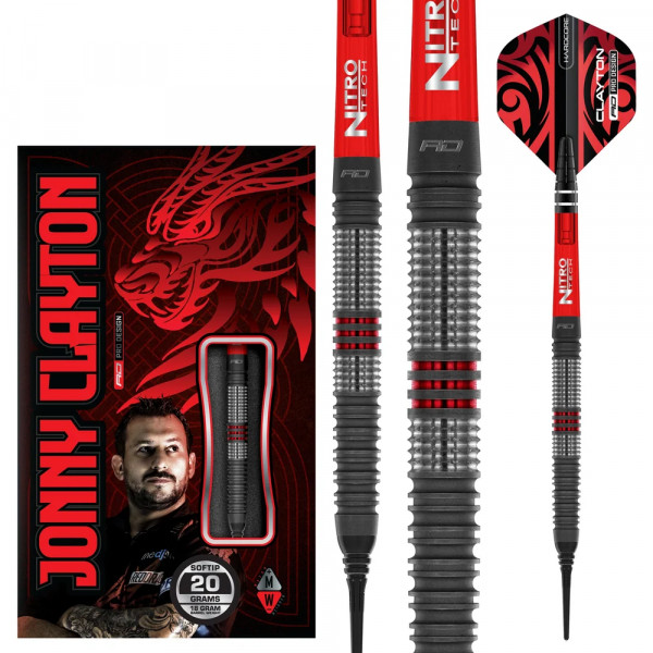 Red Dragon Jonny Clayton Hiraeth Softdart 20g
